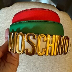 Moschino leather belt